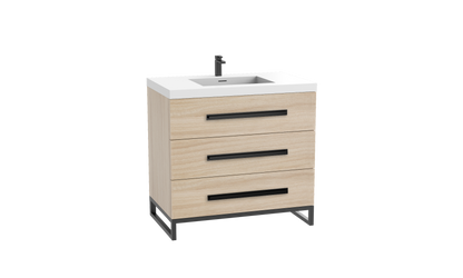Icon 48C" Free standing Vanity Cabinet with C-Base