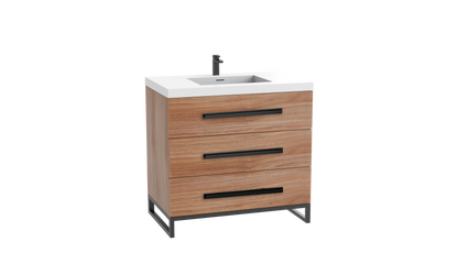 Icon 42" Free standing Vanity Cabinet with C-Base