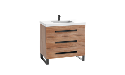 Icon 30" Free standing Vanity Cabinet with S-Feet
