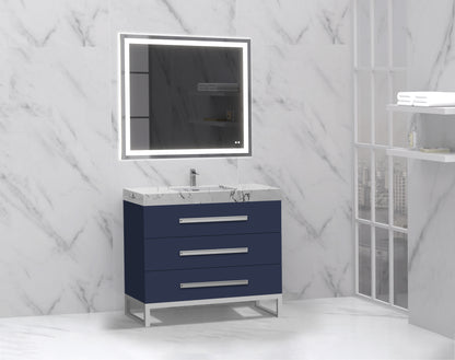 Icon 42" Free standing Vanity Cabinet with C-Base