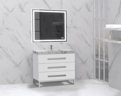 Icon 42" Free standing Vanity Cabinet with C-Base