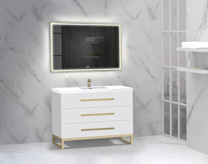 Icon 48C" Free standing Vanity Cabinet with C-Base