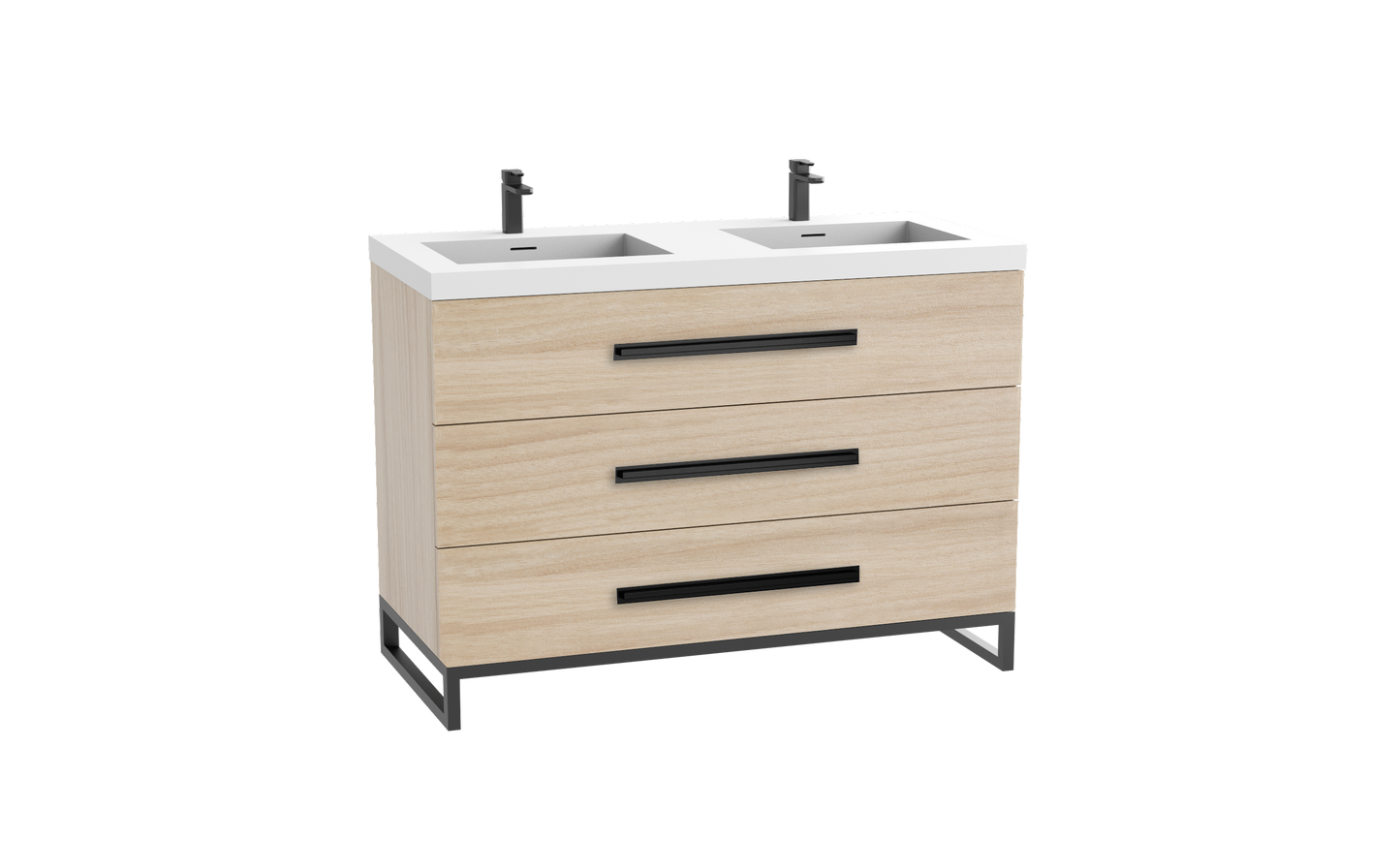 Icon 48D" Free standing Vanity Cabinet with C-Base