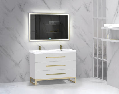 Icon 48D" Free standing Vanity Cabinet with C-Base