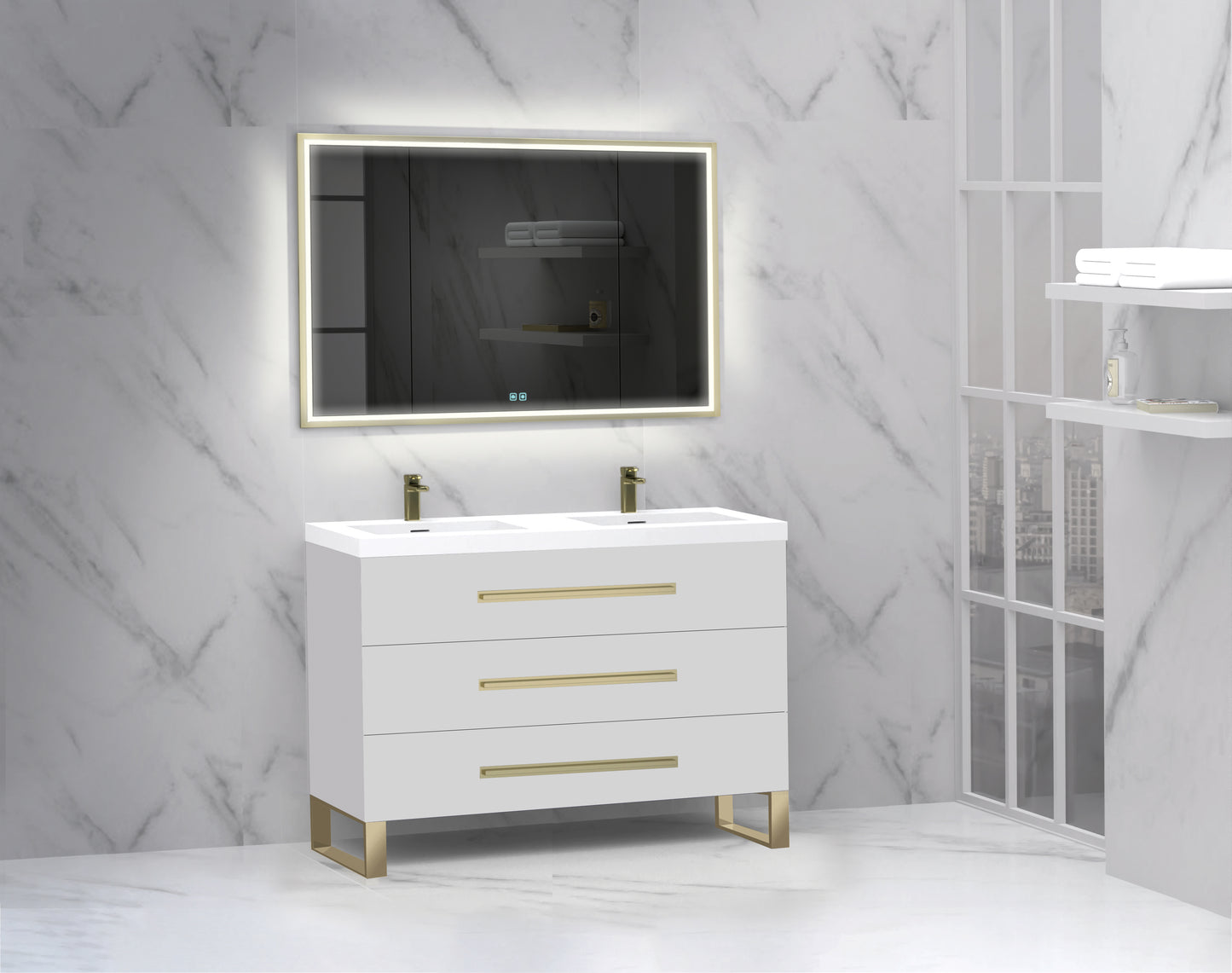 Icon 48D" Free standing Vanity Cabinet