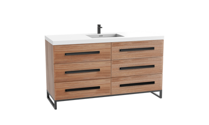 Icon 60C" Free standing Vanity Cabinet with C-Base