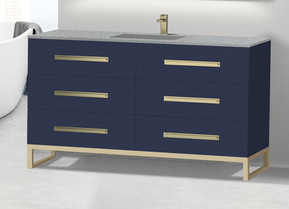 Icon 60C" Free standing Vanity Cabinet with C-Base