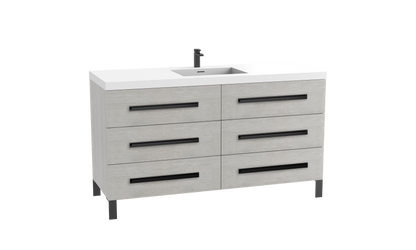 Madeli Icon 60C" Free standing Vanity Cabinet