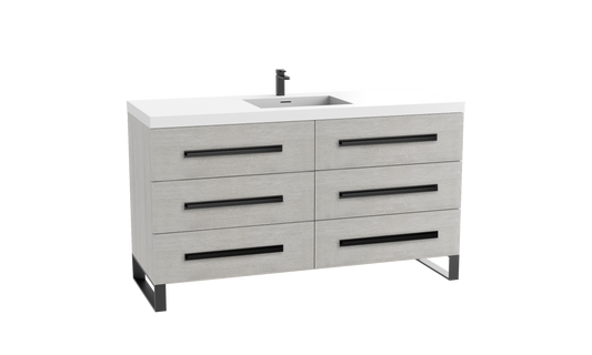 Madeli Icon 60C" Free standing Vanity Cabinet