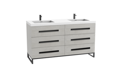 Madeli Icon 60D" Free standing Vanity Cabinet