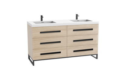 Icon 72D" Free standing Vanity Cabinet with C-Base