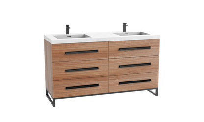 Icon 72D" Free standing Vanity Cabinet with C-Base