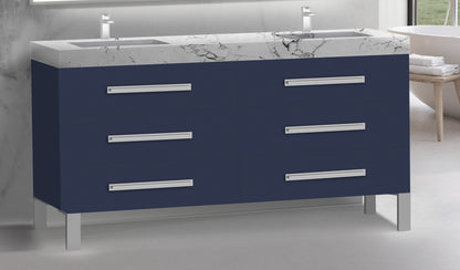 Icon 72D" Free standing Vanity Cabinet with L-Feet