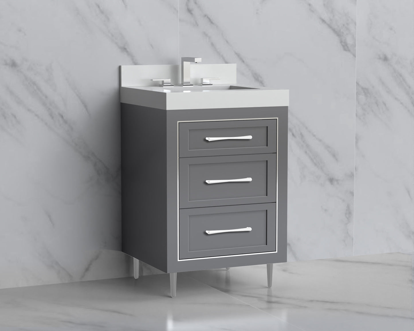 Vision 24" Free standing Vanity Cabinet