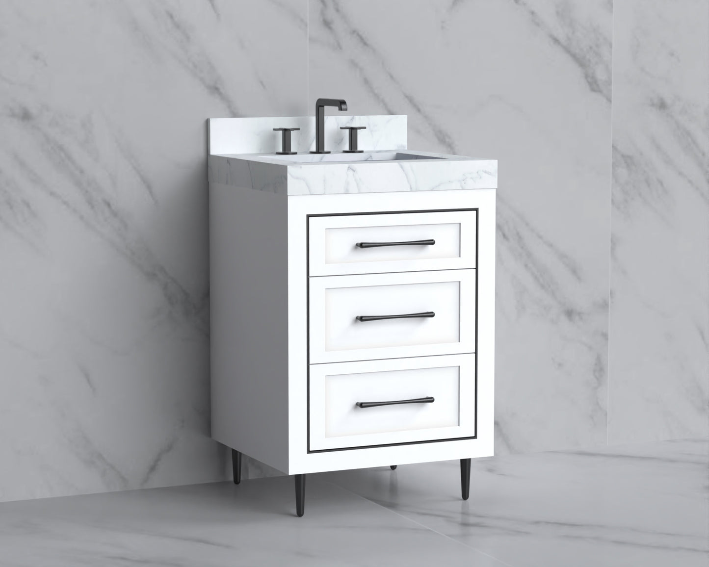 Vision 24" Free standing Vanity Cabinet