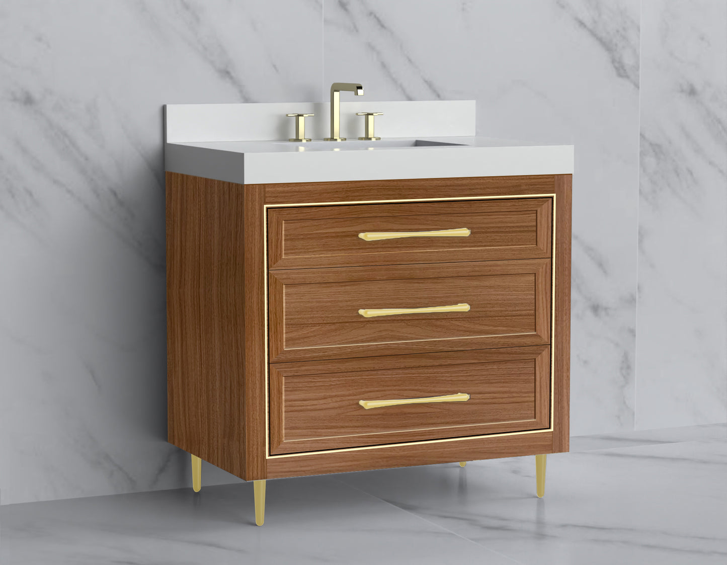 Vision 36" Free standing Vanity Cabinet