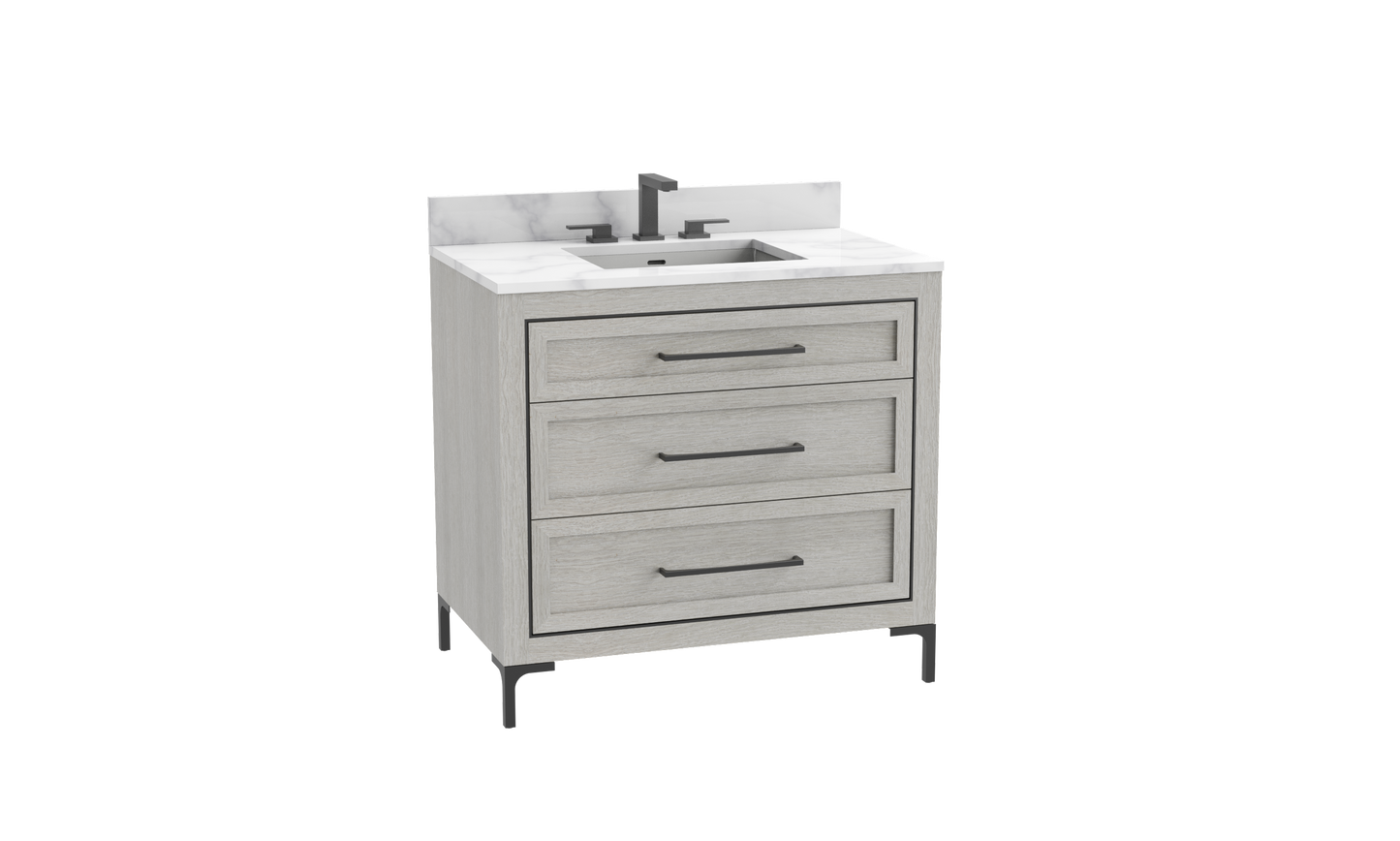Vision 36" Free standing Vanity Cabinet