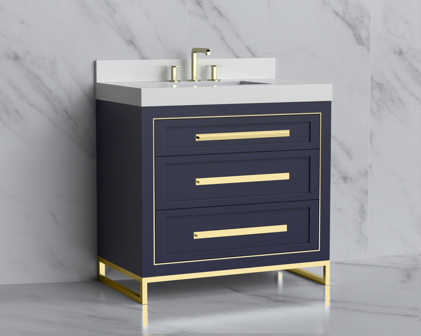Vision 36" Free standing Vanity Cabinet