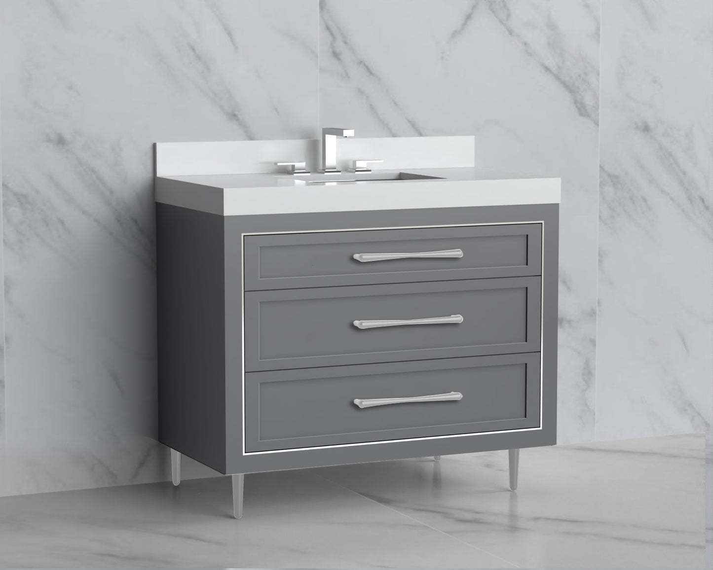 Vision 36" Free standing Vanity Cabinet