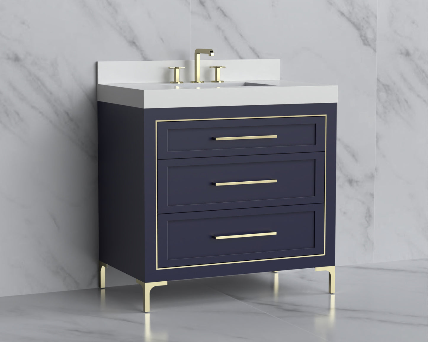 Vision 36" Free standing Vanity Cabinet
