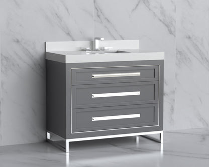 Vision 36" Free standing Vanity Cabinet