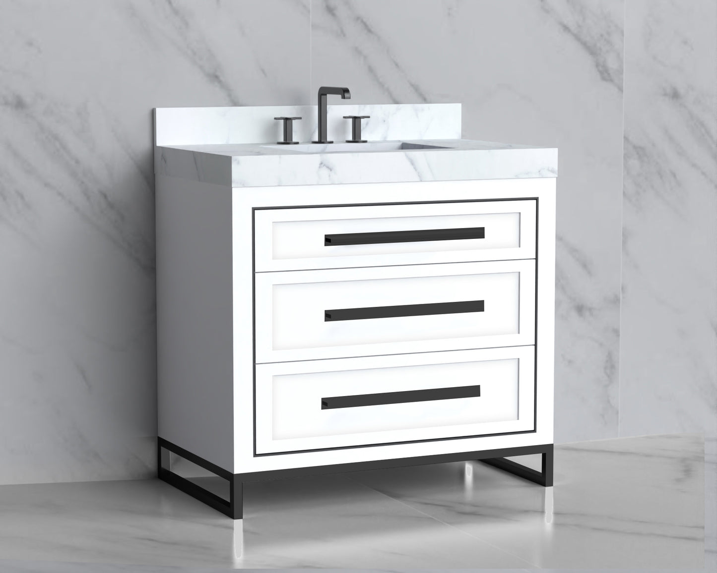 Vision 36" Free standing Vanity Cabinet