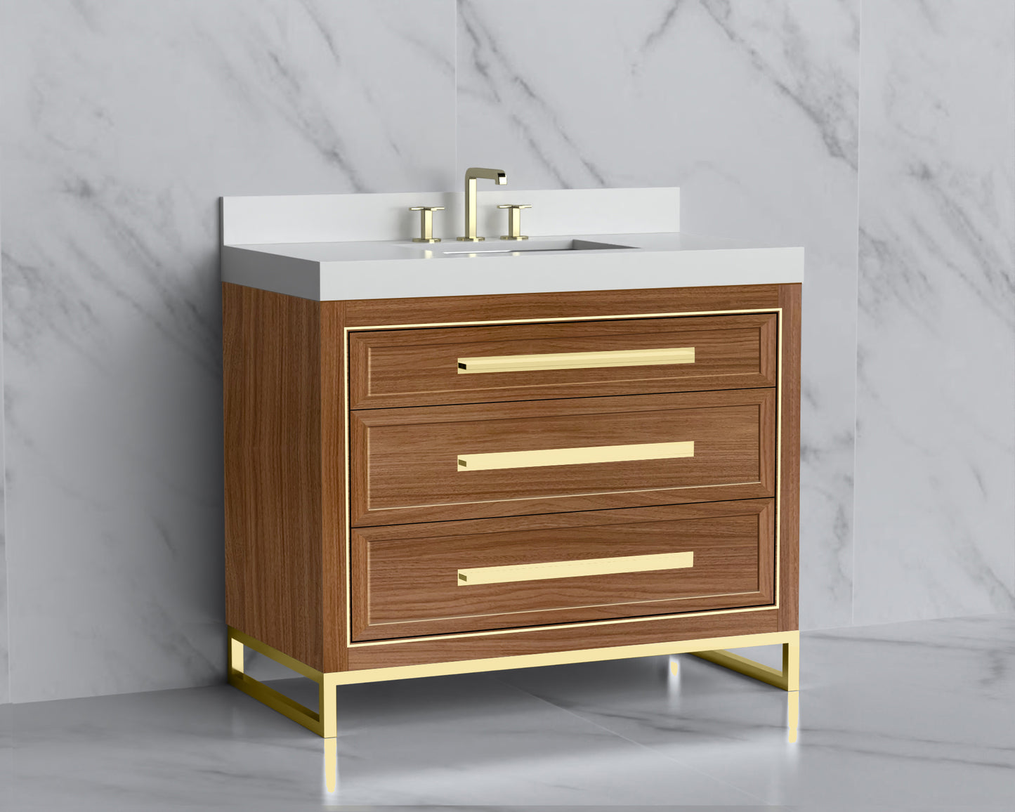 Vision 42" Free standing Vanity Cabinet