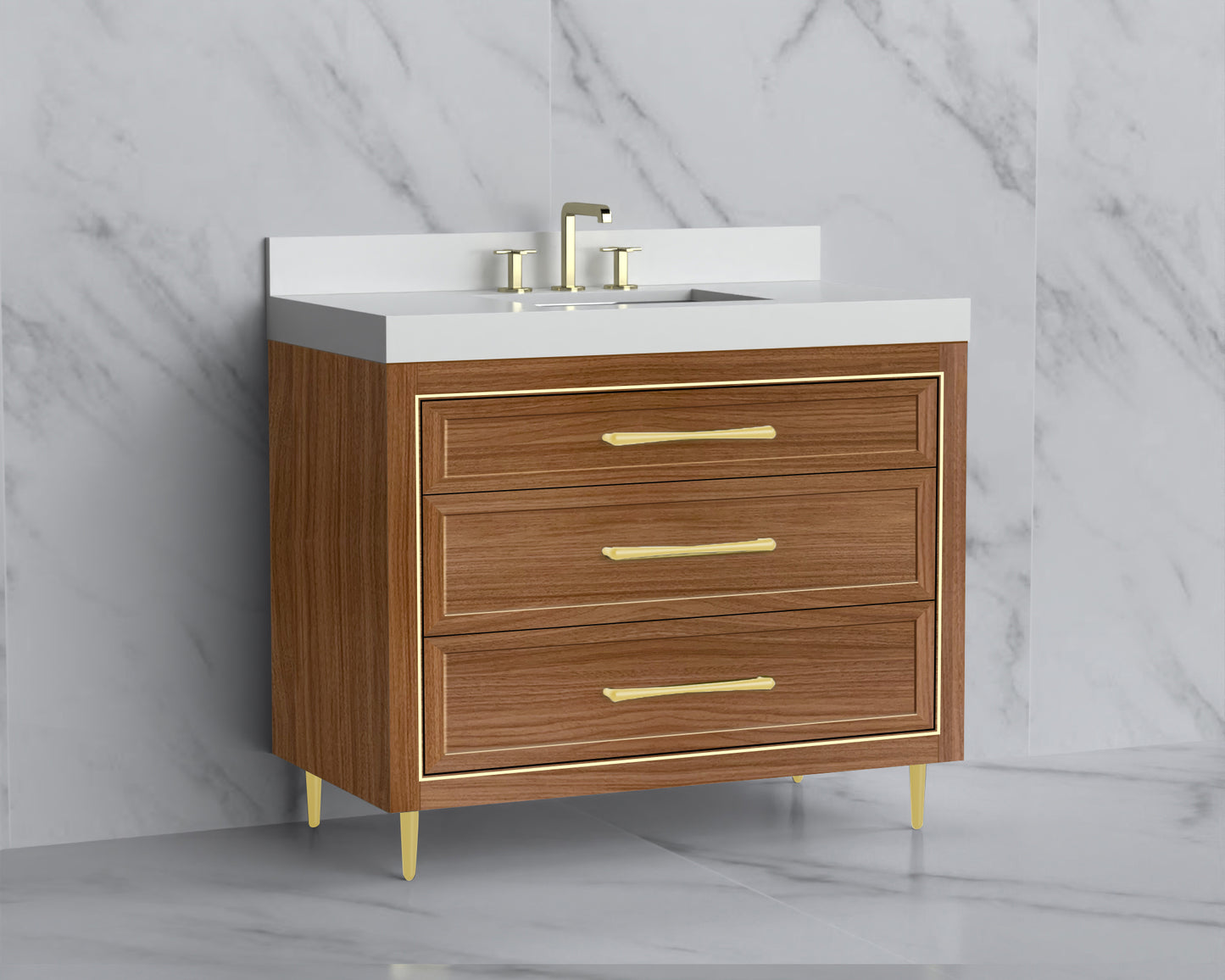 Vision 42" Free standing Vanity Cabinet