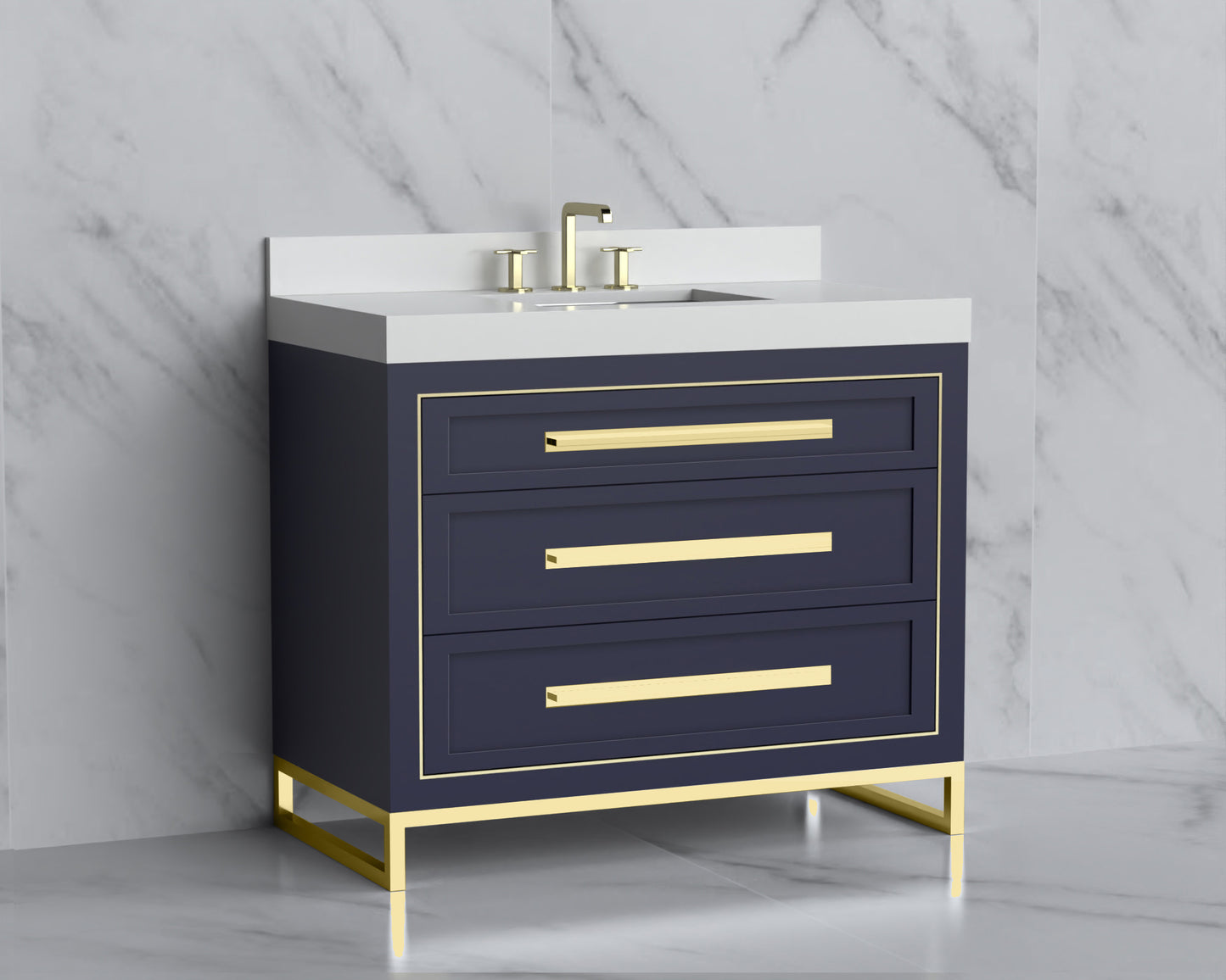 Vision 42" Free standing Vanity Cabinet