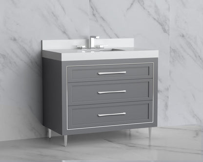 Vision 42" Free standing Vanity Cabinet