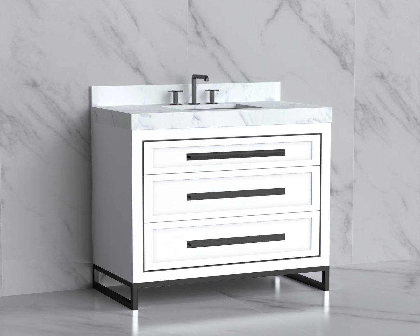 Vision 42" Free standing Vanity Cabinet