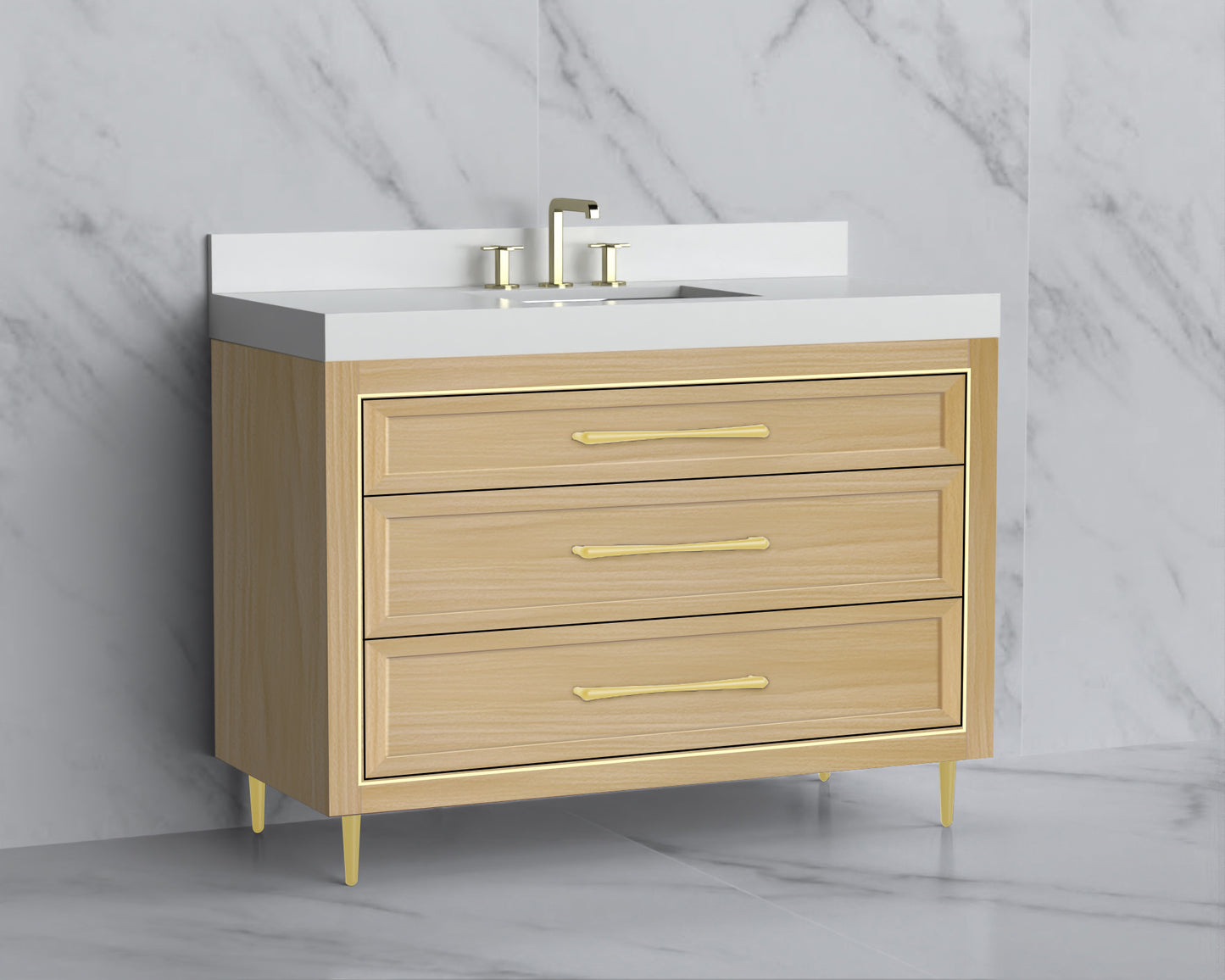 Vision 48C" Free standing Vanity Cabinet