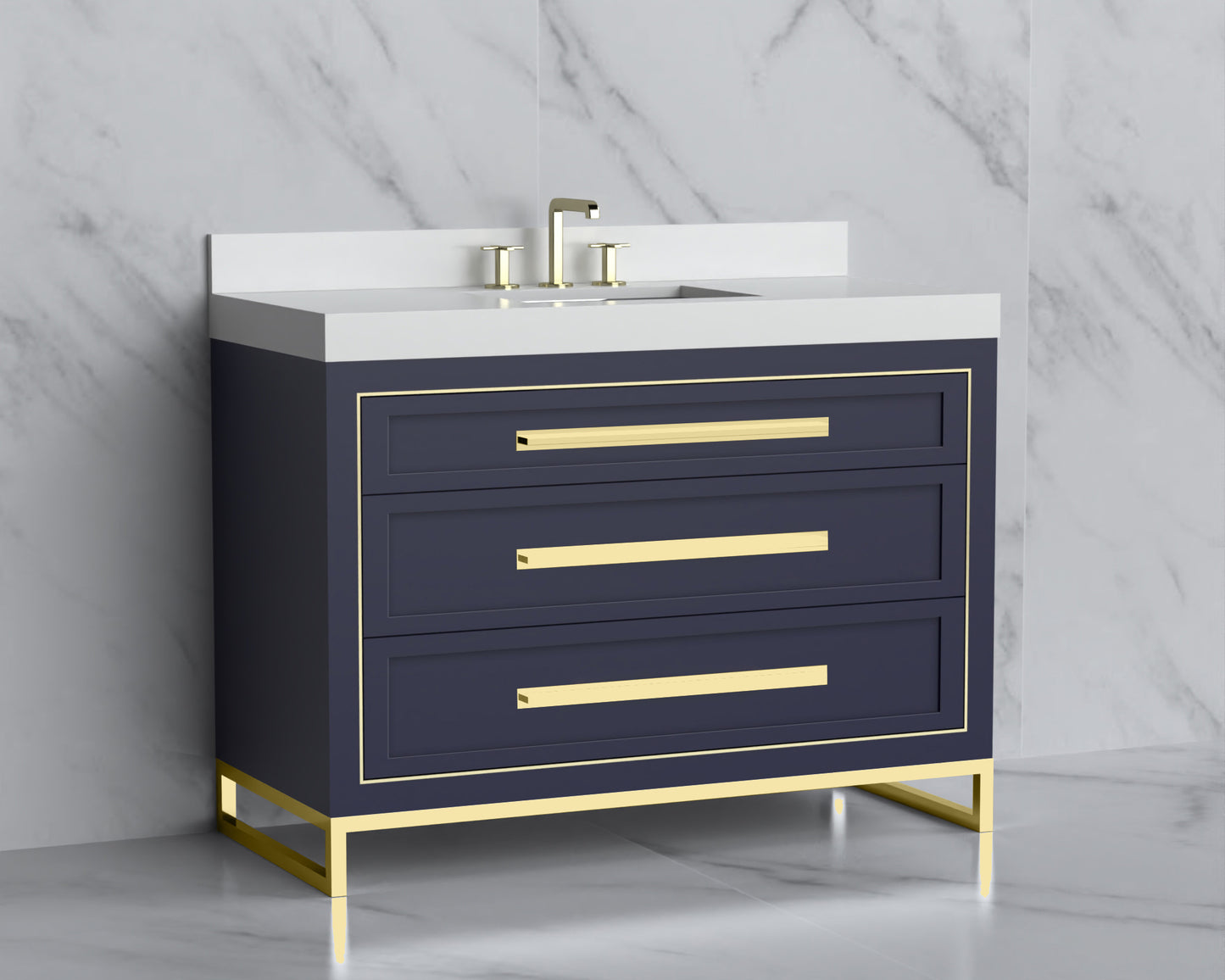 Vision 48C" Free standing Vanity Cabinet