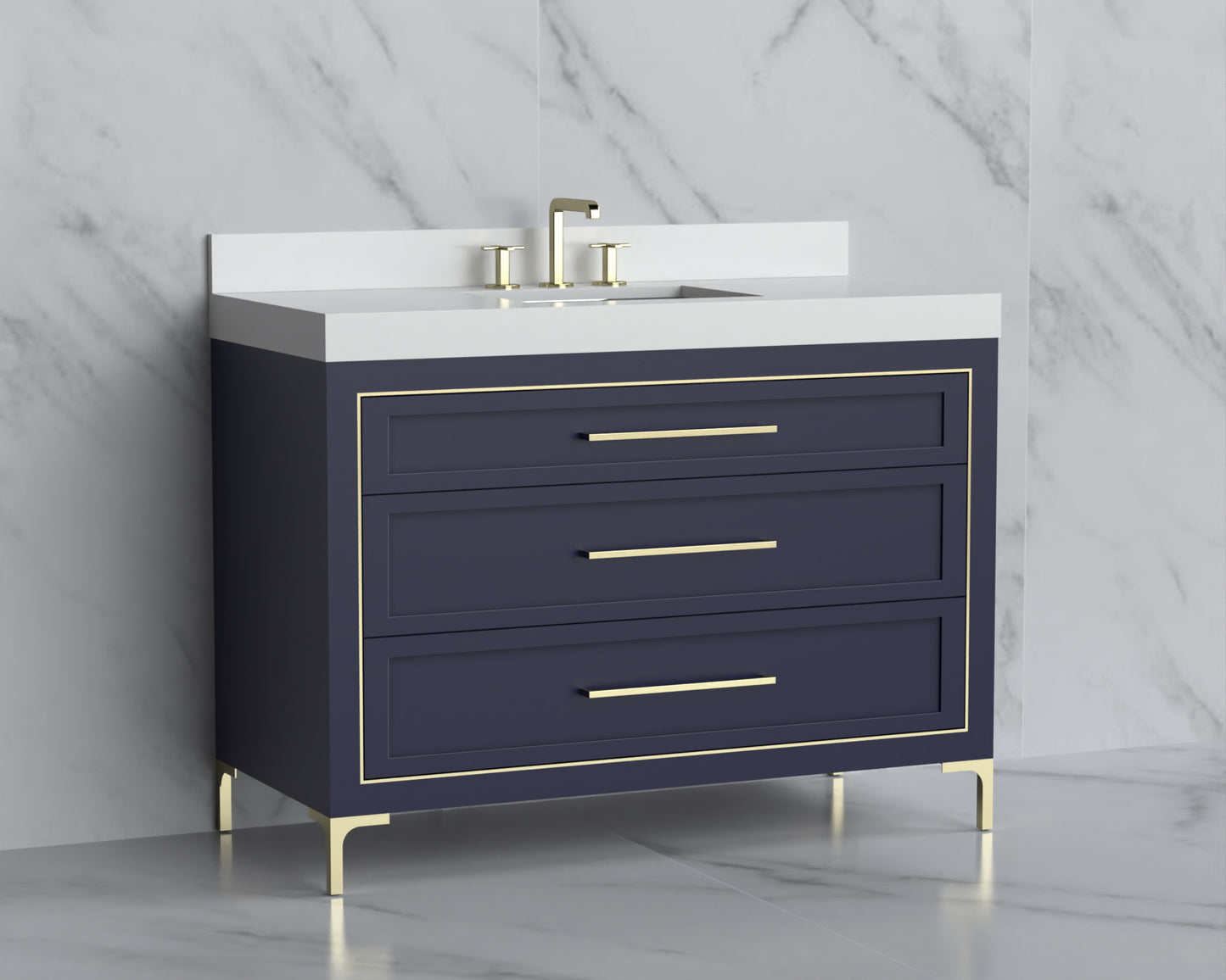 Vision 48C" Free standing Vanity Cabinet