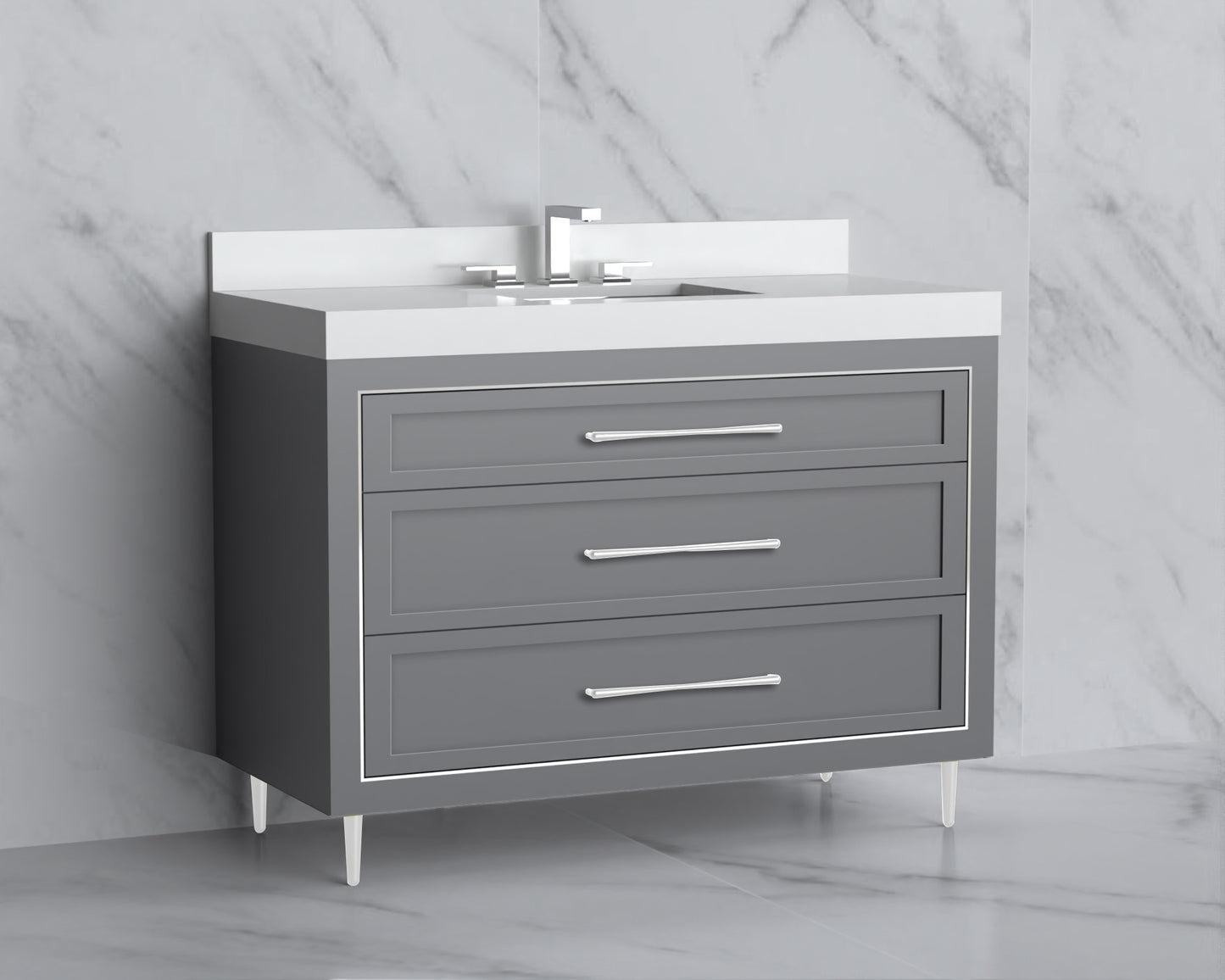 Vision 48C" Free standing Vanity Cabinet