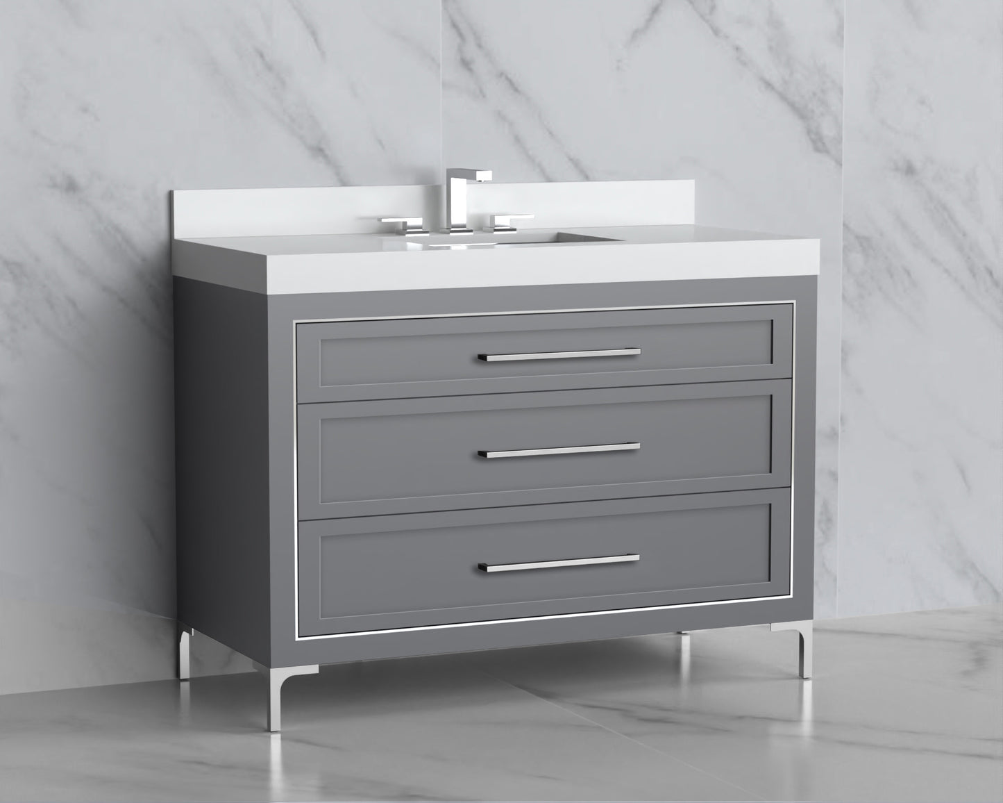Vision 48C" Free standing Vanity Cabinet