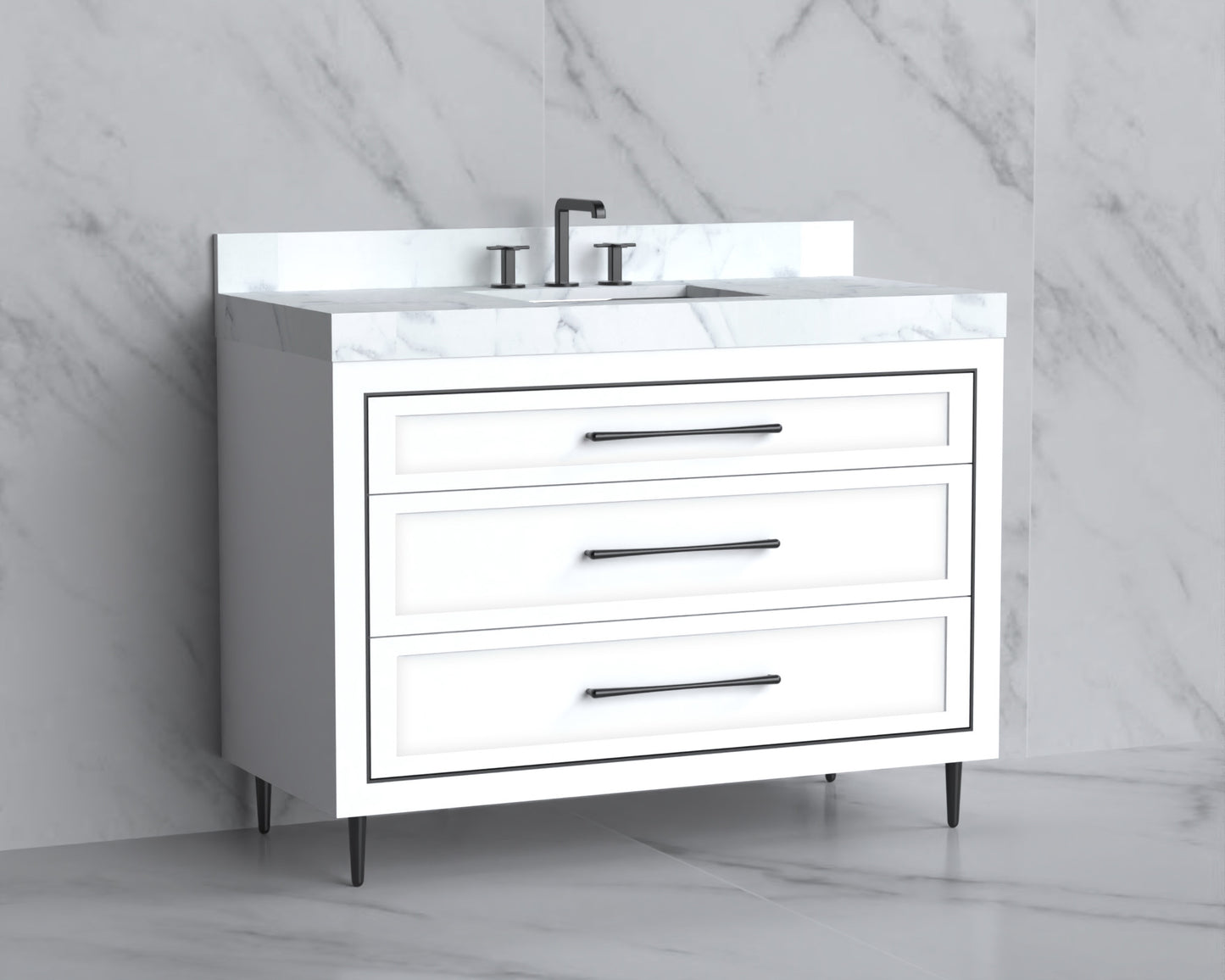 Vision 48C" Free standing Vanity Cabinet