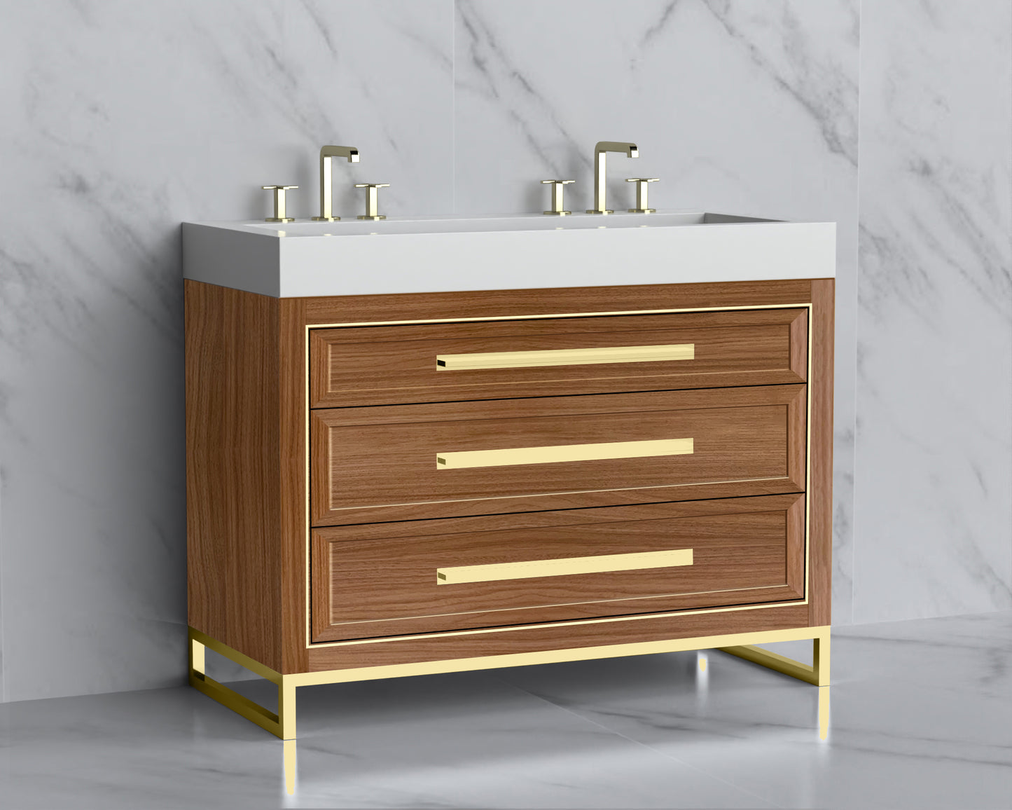 Vision 48D" Free standing Vanity Cabinet