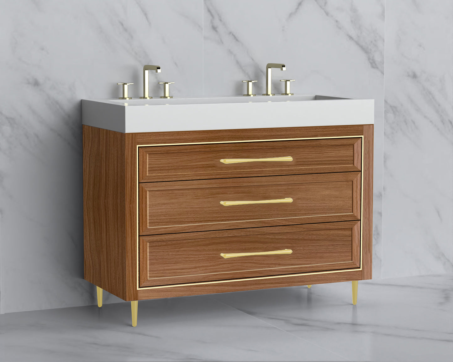 Vision 48D" Free standing Vanity Cabinet