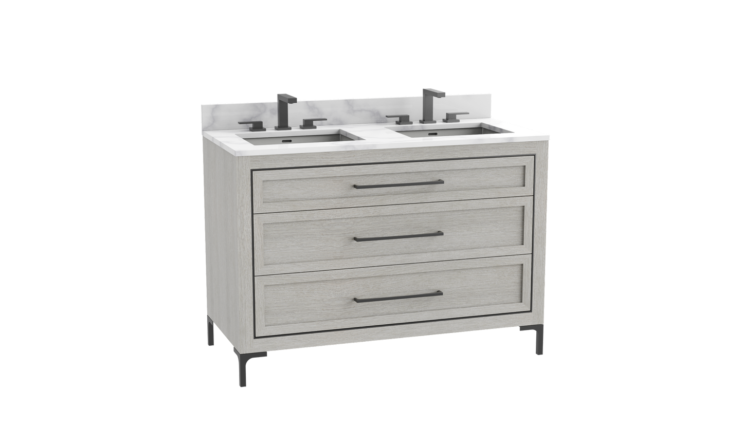 Vision 48D" Free standing Vanity Cabinet