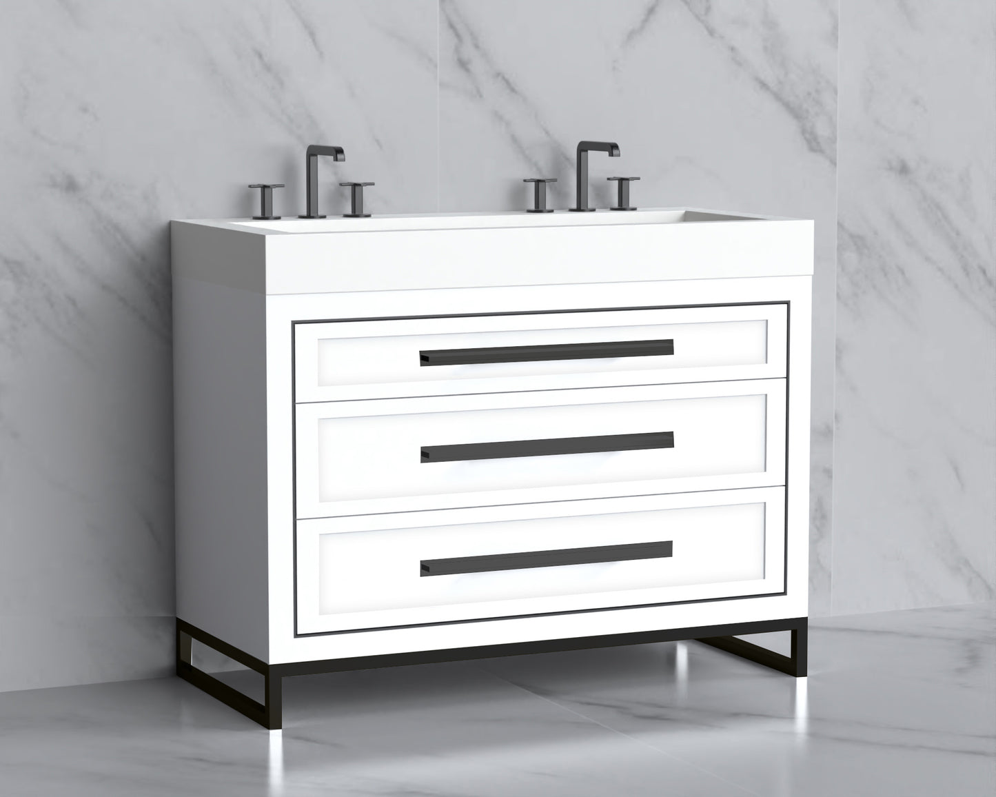 Vision 48D" Free standing Vanity Cabinet