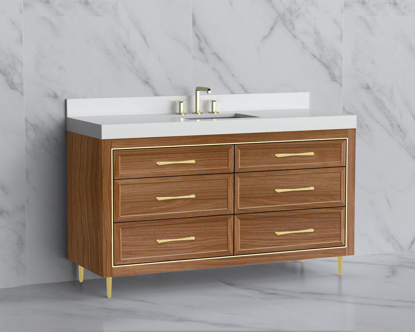 Vision 60C" Free standing Vanity Cabinet