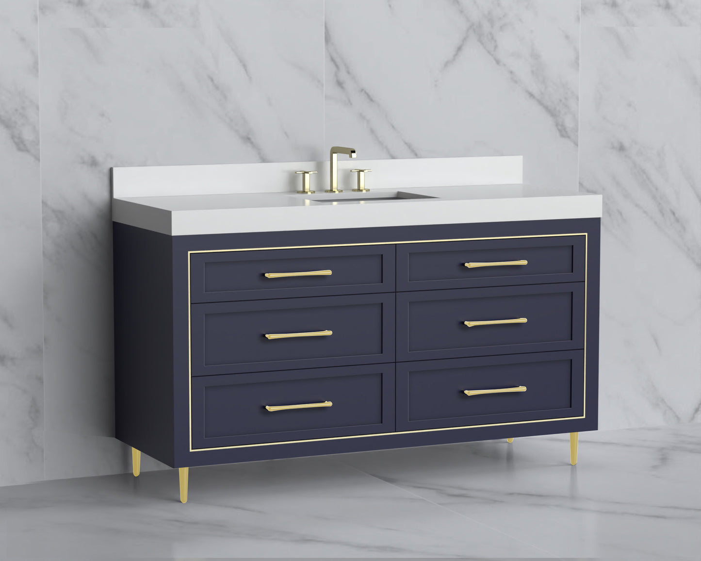 Vision 60C" Free standing Vanity Cabinet