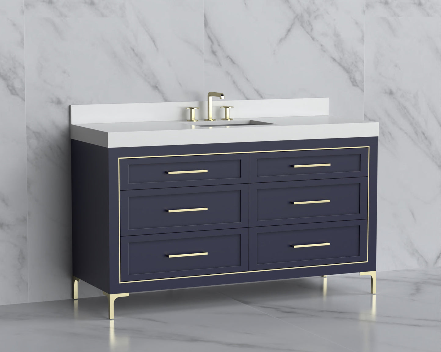 Vision 60C" Free standing Vanity Cabinet