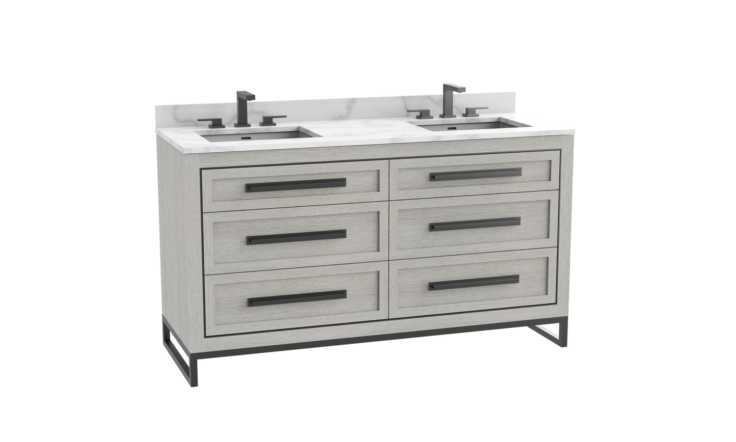 Vision 72D" Free standing Vanity Cabinet