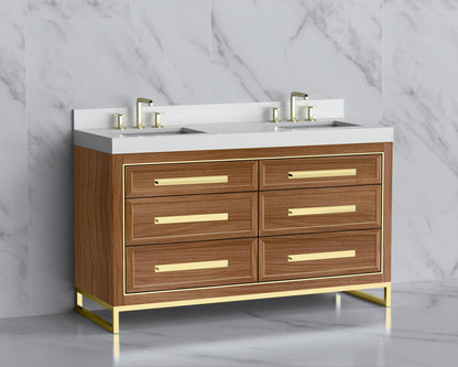 Vision 60D" Free standing Vanity Cabinet