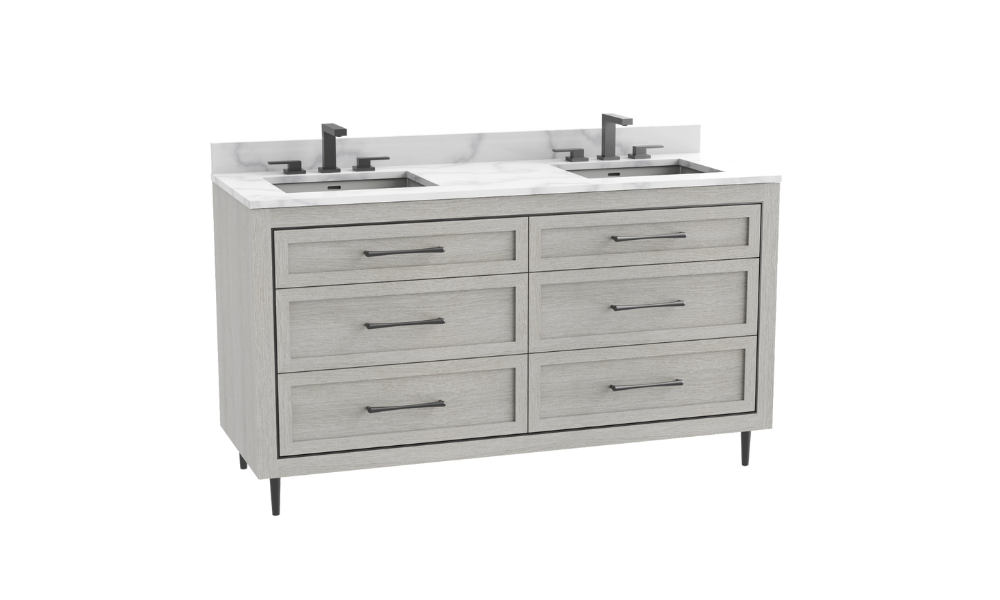 Vision 72D" Free standing Vanity Cabinet