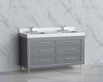 Vision 60D" Free standing Vanity Cabinet