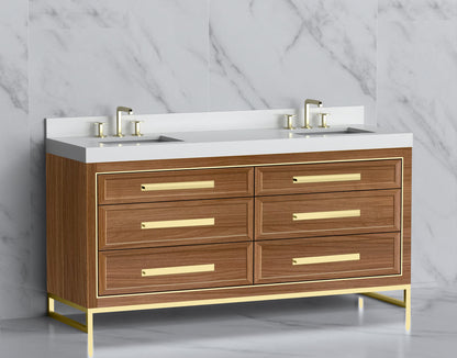 Vision 72D" Free standing Vanity Cabinet