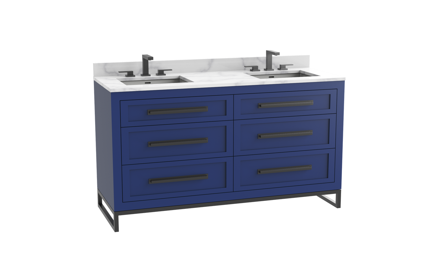Vision SE 60D" Free standing Vanity Cabinet
